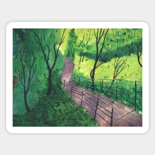 Woodland Path Sticker